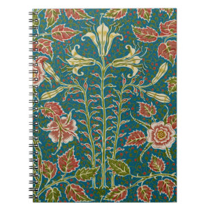 Walter Crane Vintage Lelie en Roos Bloemmotief Notitieboek