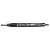 Walter Crane Vintage Navy Wit Leliepatroon Pen (Achterkant)