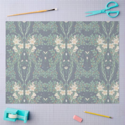 Walter Crane White Francesca Tissuepapier (Craft)