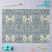 Walter Crane White Lily-Blauwe Achterwand Douchego Tissuepapier (Craft)