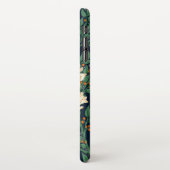 Walter Crane White Lily-Blue Back Botanical iPhone Hoesje (Linkerkant)