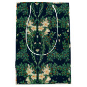 Walter Crane White Lily-Blue Back Botanical Medium Cadeauzakje (Voorkant)