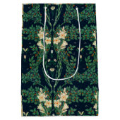 Walter Crane White Lily-Blue Back Shower Curtain Medium Cadeauzakje (Achterkant)