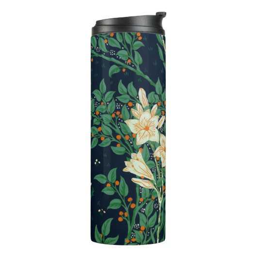 Walter Crane White Lily-Blue Back Thermosbeker (Gedraaid links)