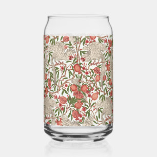 Walter Crane Witte Kaketoe Rode Granaatappel Kunst Blikvorm Glas