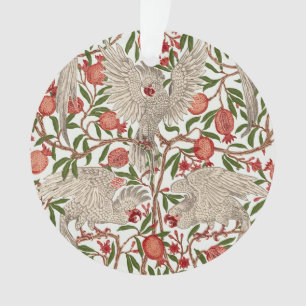 Walter Crane Witte Kaketoe Rode Granaatappel Kunst Ornament