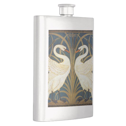 Walter Crane - Zwaan, Rush en Iris Art Nouveau Flacon (Rechts)