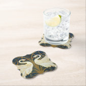 Walter Crane - Zwaan, Rush en Iris Art Nouveau Kartonnen Onderzetters (Insitu)