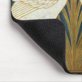 Walter Crane - Zwaan, Rush en Iris Art Nouveau Muismat (Hoek)