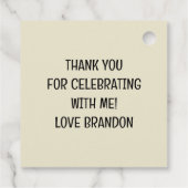 Walter de Dinosaurus Bedankjes Labels (Achterkant)