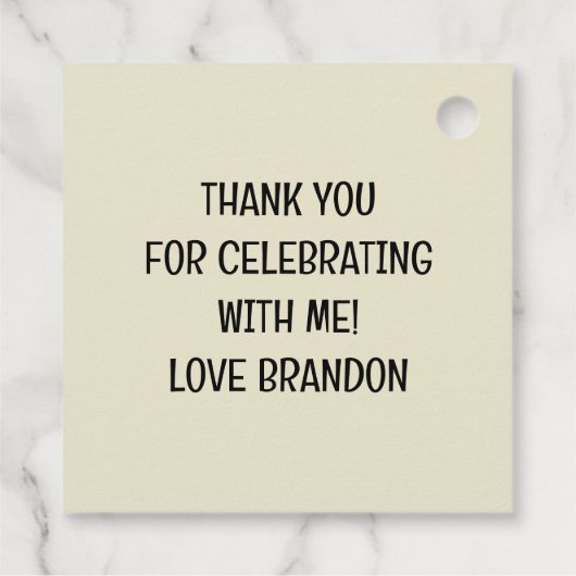 Walter de Dinosaurus Bedankjes Labels (Achterkant)