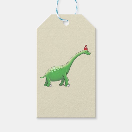 Walter de Dinosaurus Cadeaulabel (Voorkant)