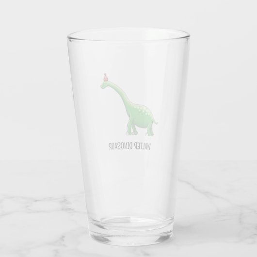 Walter de Dinosaurus Glas (Achterkant)