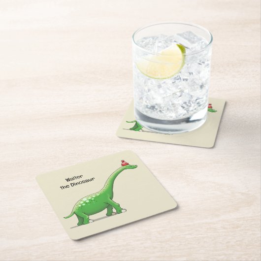 Walter de Dinosaurus Kartonnen Onderzetters (Insitu)