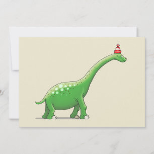 Walter de dinosaurus met de lange nek kaart