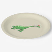 Walter de Dinosaurus Papieren Bordje (Gekanteld)