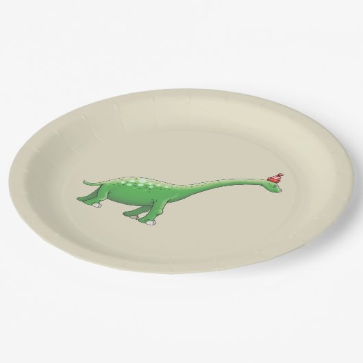 Walter de Dinosaurus Papieren Bordje (Gekanteld)