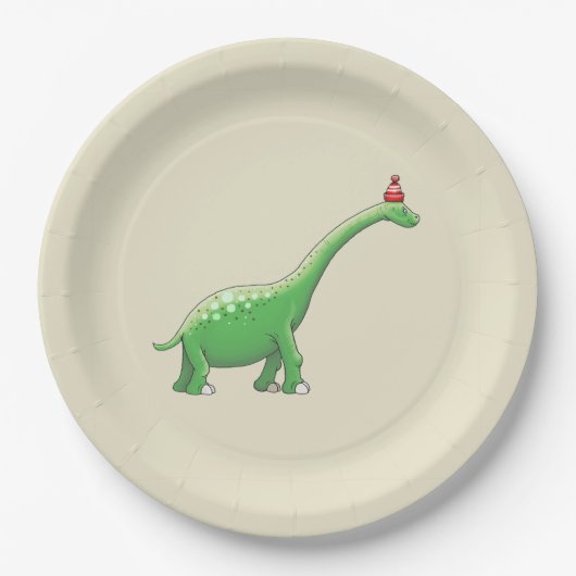 Walter de Dinosaurus Papieren Bordje (Voorkant)