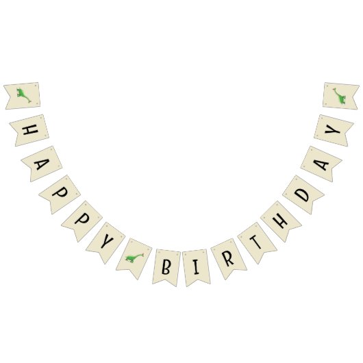 Walter de Dinosaurus Vlaggetjes (Alle)