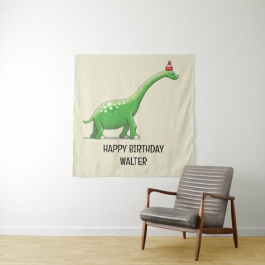 Walter de Dinosaurus Wandkleed (In situ)