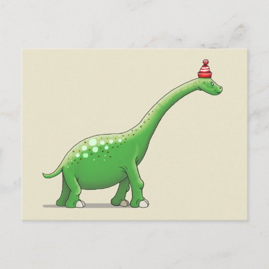 Walter de langnekdinosaurus briefkaart (Voorkant)