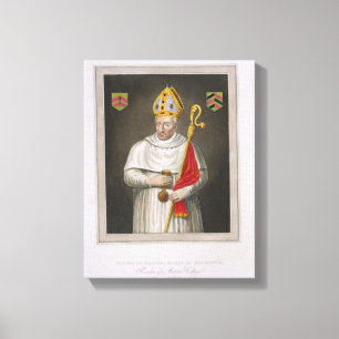 Walter de Merton (d.1277), na een schilderij in de Canvas Afdruk