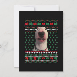 Walter Dog Meme Ugly kerstSweater Xmas Funny Kaart