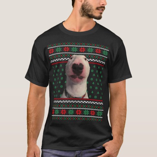Walter Dog Meme Ugly kerstSweater Xmas Funny T-shirt (Voorkant)