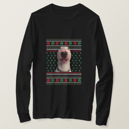 Walter Dog Meme Ugly kerstSweater Xmas Funny T-shirt (Design voorkant)