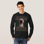 Walter Dog Meme Ugly kerstSweater Xmas Funny T-shirt (Voorkant volledig)