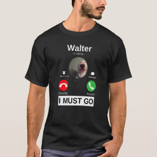 Walter Dog noemt Bull Terrier Animal Humor M T-shirt