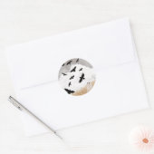 Walter en de kraaien ronde sticker (Envelop)