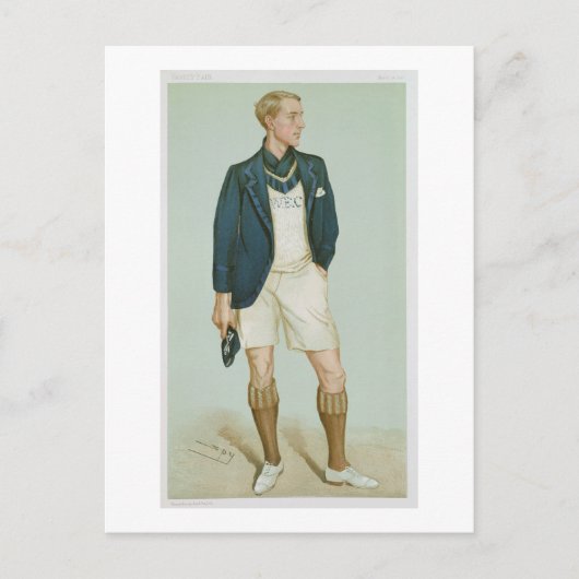 Walter Erskine-Crum, illustratie uit 'Mannen van d Briefkaart (Voorkant)