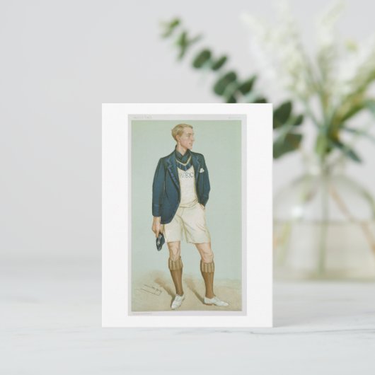 Walter Erskine-Crum, illustratie uit 'Mannen van d Briefkaart (Staand voorkant)