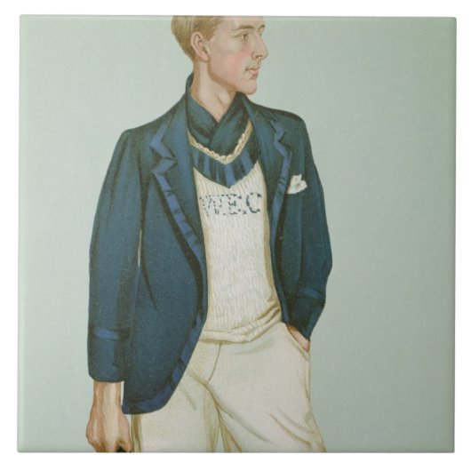 Walter Erskine-Crum, illustratie uit 'Mannen van d Tegeltje (Voorkant)