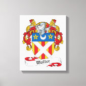 Walter Family Crest Canvas Afdruk (Voorkant)