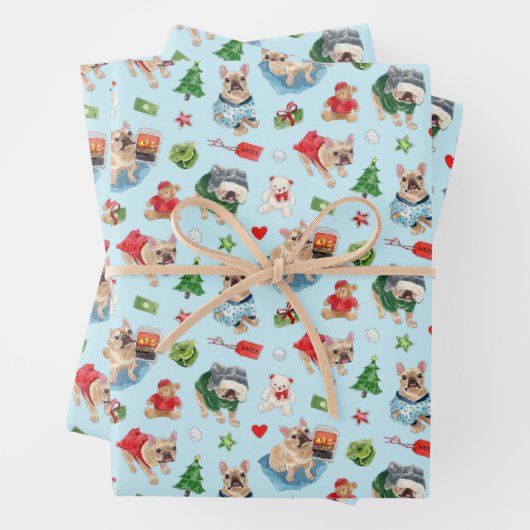 Walter Good Boy Holiday Wrapping Paper (In situ)