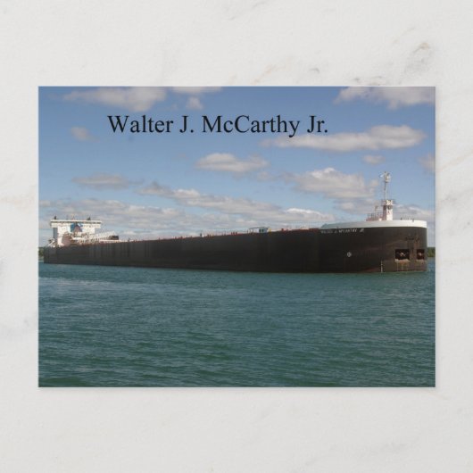 Walter J. McCarthy Jr. briefkaart (Voorkant)