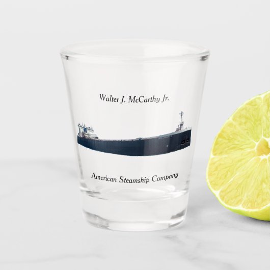 Walter J. McCarthy Jr. shot glass Glas (Voorkant)