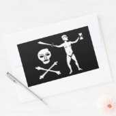 Walter Kennedy's Pirate Flag Sticker (Envelop)