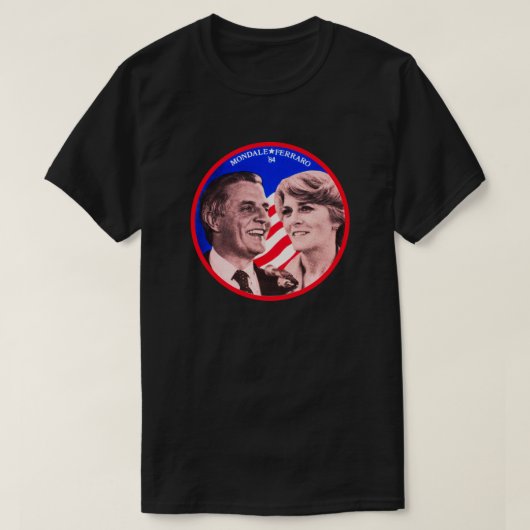 Walter Mondale Geraldine Ferrero  T-shirt (Design voorkant)