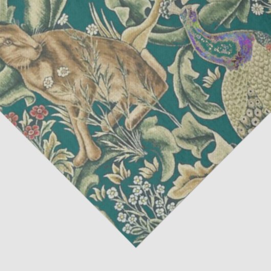 Walter Morris "Forest" inpakpapier Tissuepapier (Detail)