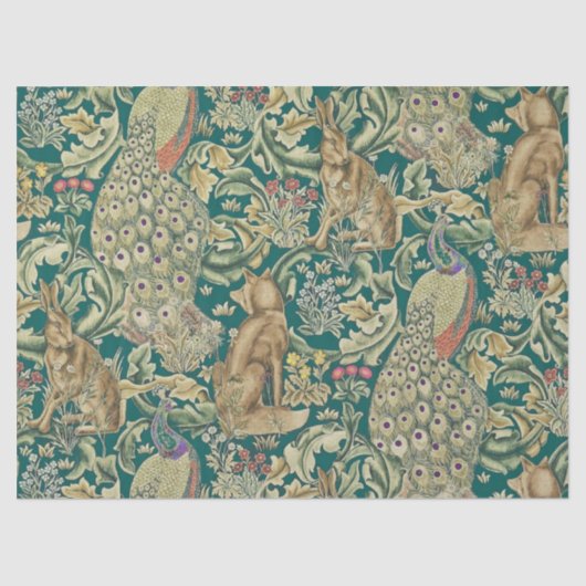 Walter Morris "Forest" inpakpapier Tissuepapier (Voorkant)