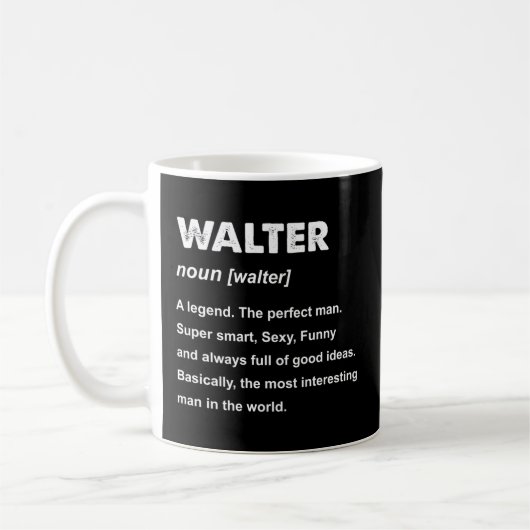 Walter Name Koffiemok (Links)
