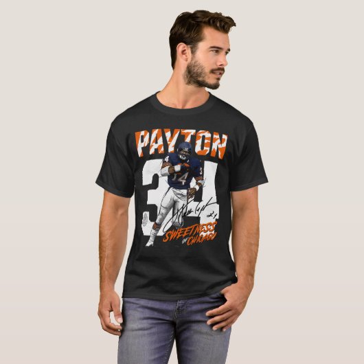 Walter Payton Chicago T-shirt (Voorkant volledig)