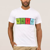 Walter periodiek table name shirt (Voorkant)