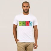 Walter periodiek table name shirt (Voorkant volledig)