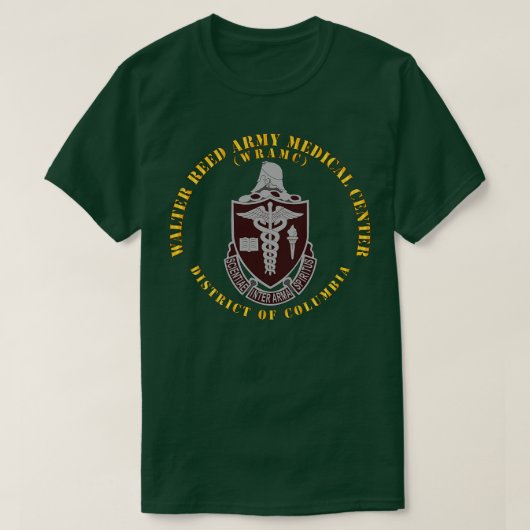 Walter Reed Medisch Centrum District of Columbia T-shirt (Design voorkant)