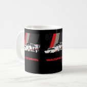 Walter Rohrl Pikes piek 87 Essential T Shirt Koffiemok (Voorkant links)