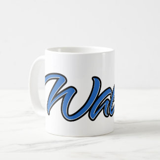 Walter Vorname Name blue Tasse Kaffeetasse Koffiemok